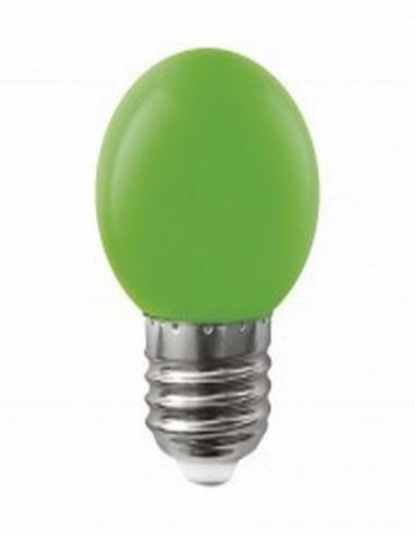 BOMBILLA LED ESFERICA E27 1.5W COLORES 24814