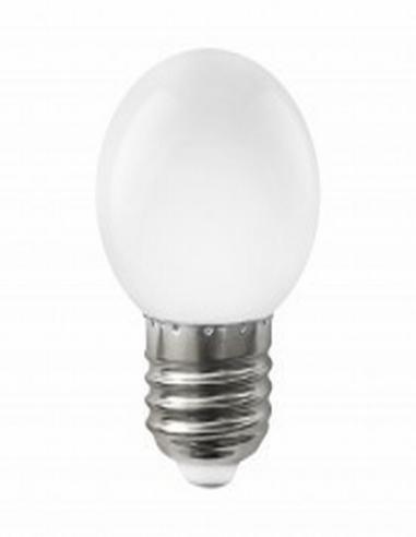 BOMBILLA LED ESFERICA E27 1.5W COLORES 24814