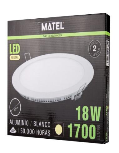 DOWNLIGHT LED REDONDO BL 18W 21680 20807 20953