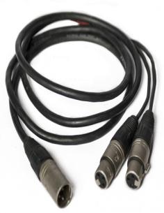 CONEX XLR MACHO A 2 XLR HEMBRA 0.5m JC71050