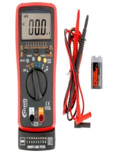 MULTIMETRO DIGITAL Y DE CONEXIONES REDES MUL030