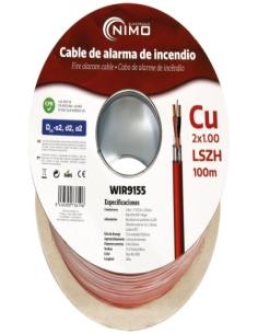 CABLE BLINDADO ALARMA  INCENDIO CU 2X1mm WIR9155
