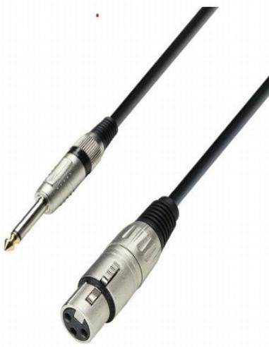 CONEXION XLR HEMBRA A JACK 6.3MM 12m JC212