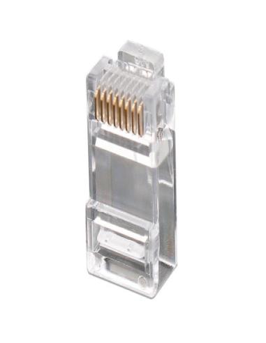 CONECTOR RJ45 TIPO EASY UTP CAT6 TRANSP. CON1051