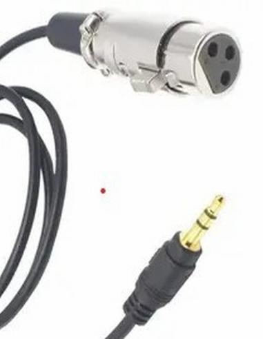 CONEXION JACK 3.5 ST A XLR HEMBRA 5m  JC405