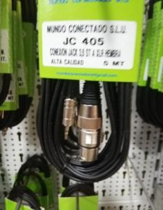 CONEXION JACK 3.5 ST A XLR HEMBRA 5m  JC405 2