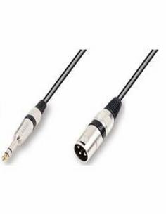 CABLE XLR MACHO A JACK ESTEREO LYD206S 1m 055059