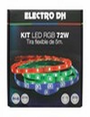 KIT TIRA LED SMD5050 300LED 5M IP65 RGB 81025RGB