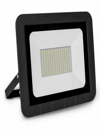 PROYECTOR LED PLANO NEGRO 100W FRIA 26217