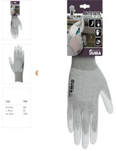 GUANTE ANTESTATICO  NYLON FIB.CARBONO JUBA 80812