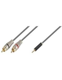 CABLE MINI JACK A 2RCA LYD 022 / 3M 055004