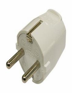 CLAVIJA RECTA 4.8mm T/TIERRA 16A BL/NG 36022