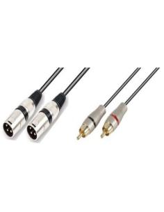 CABLE XLR  A RCA LYD 029 /1.5M 055065