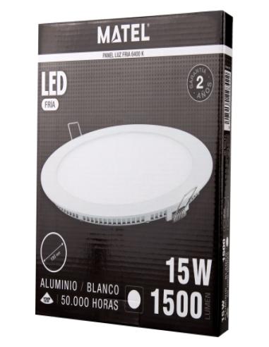 DOWNLIGHT LED MATEL REDONDO BL 15W 22842