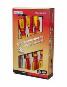 CONJUNTO 7 DESTORNILLADORES + BUSCAPOLO 46525